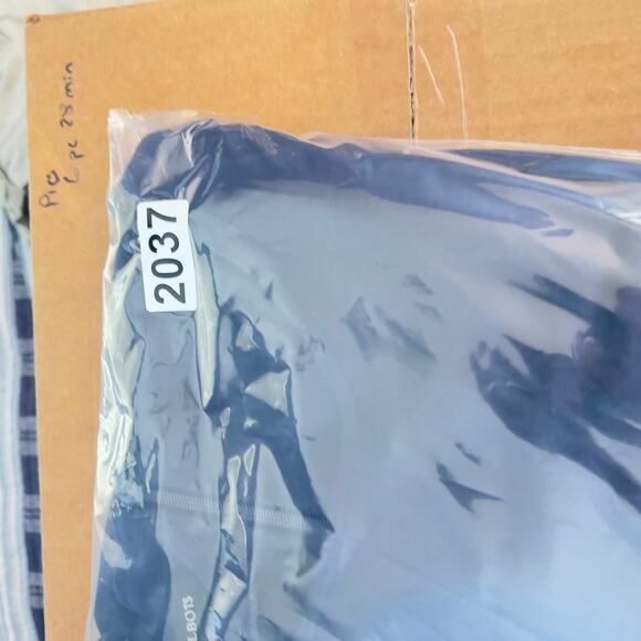 Talbots A-Line Dress Woman's 8 Peasant Rear Zip Just Above Knee ~37" L Navy Blue - Picture 11 of 11